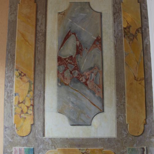 Etape 2 - Restauration faux marbre - Décoration intérieur